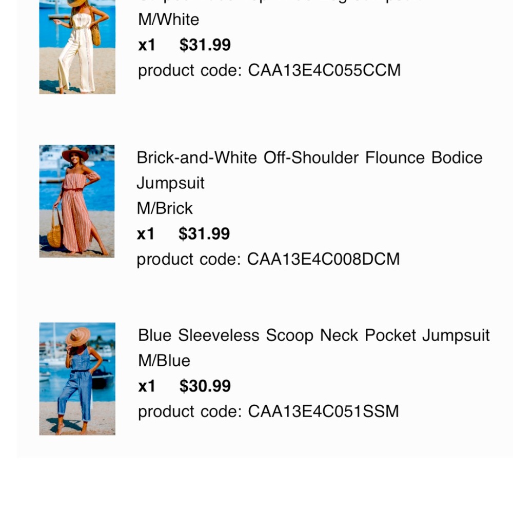 3 jumpsuit, new.size MEDIUM